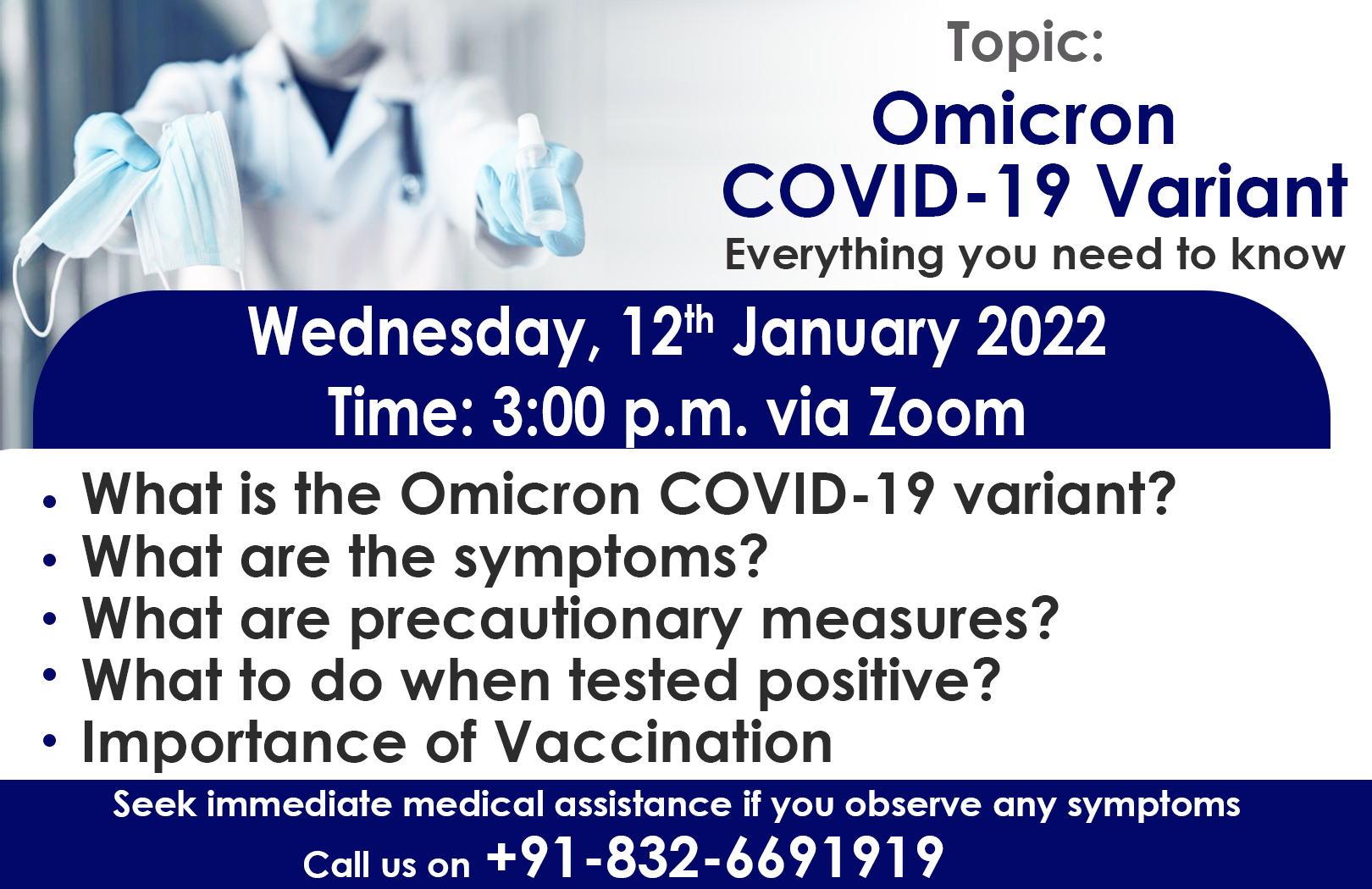 'Omicron COVID-19 Variant: Everything you need to know' By Dr. Susheel Bindroo